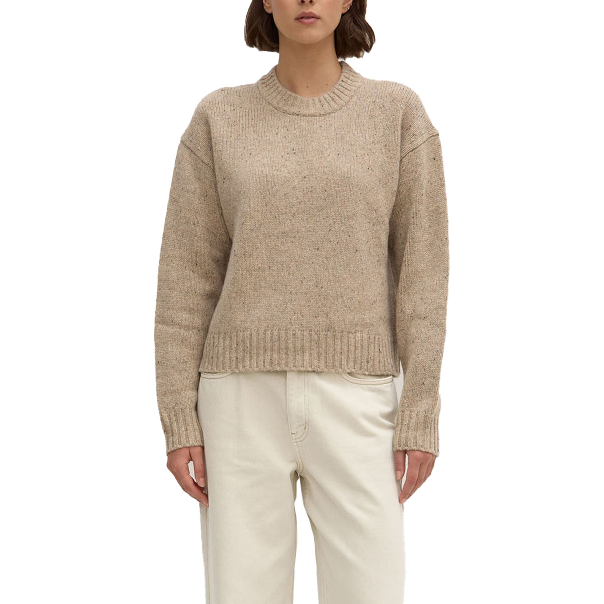 Assembly Label Beau Wool Merino Knit Stone Marle